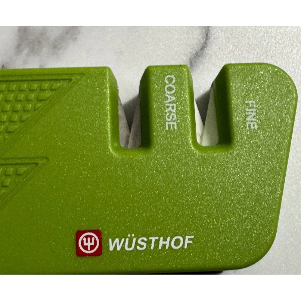 Wusthof Keychain TRAVEL Sharpener Carbide Ceramic Hunting Fishing Camping Pocket